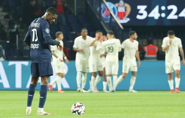 大巴黎1-3遭遇联赛首败