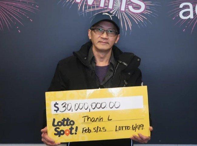 lu先生擒1.5亿彩票巨奖