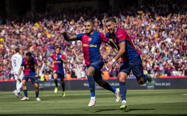 巴萨4-3皇马完成赛季四杀